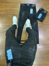 Calça jogador All Black Com Tintas Brancas