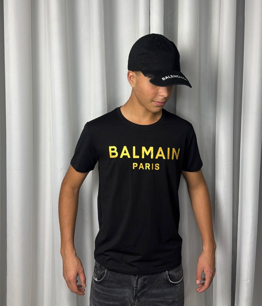 Camisa Balmain Linha chinesa Preta