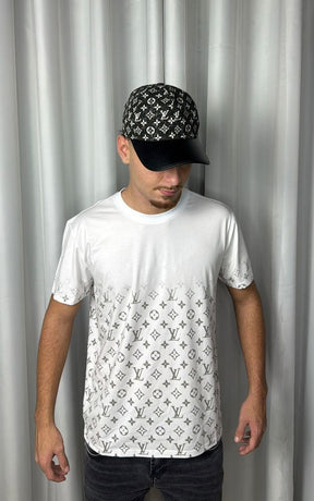 Camiseta Louis Vuitton Degrade branca