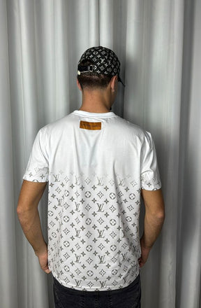 Camiseta Louis Vuitton Degrade branca