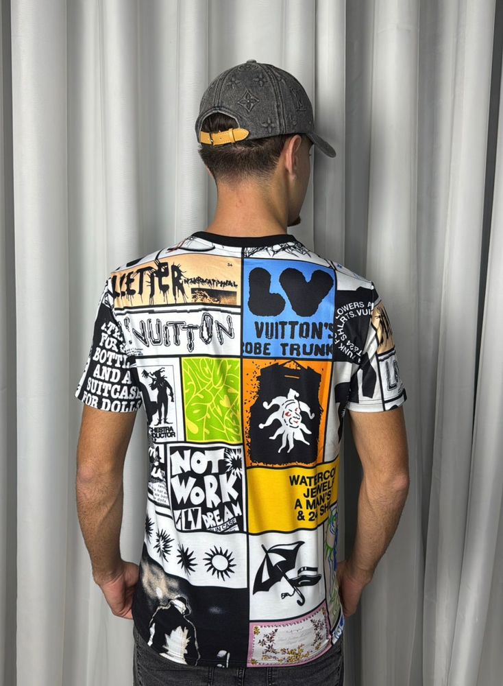 Camiseta Louis Vuitton Printed Cotton T-Shirt