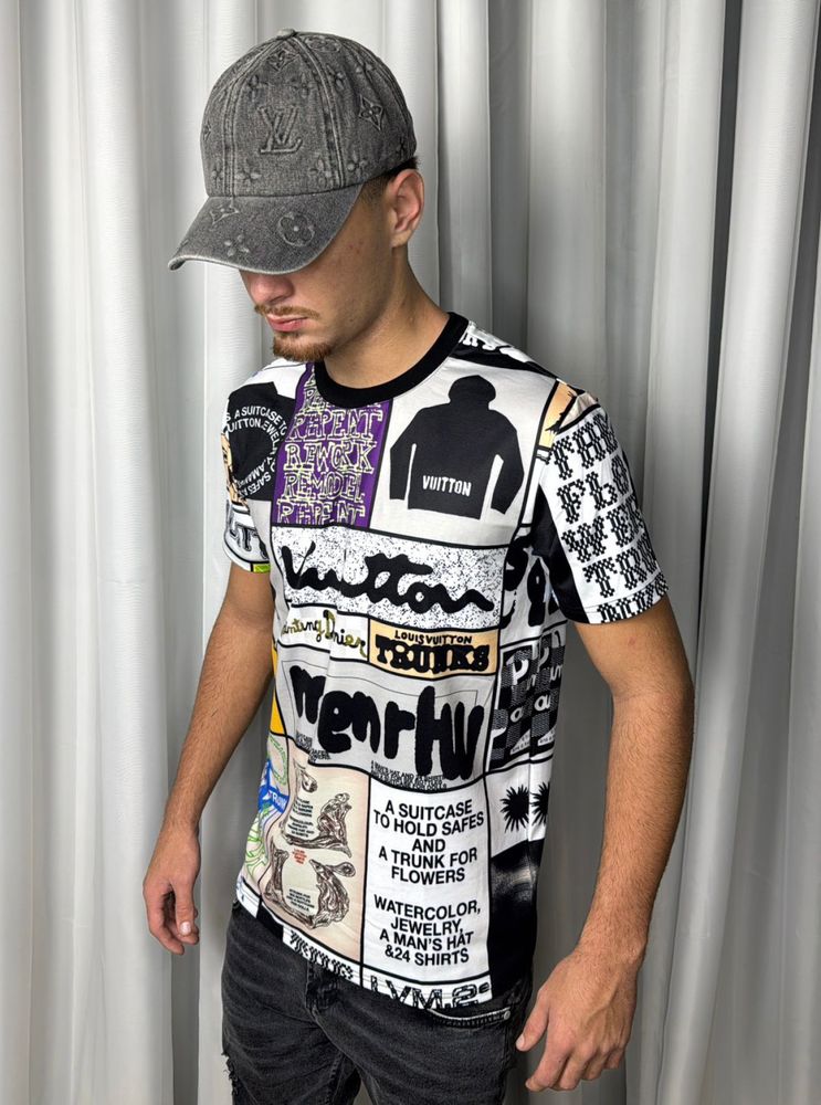 Camiseta Louis Vuitton Printed Cotton T-Shirt