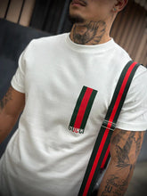 Camisa Gucci Basic Faixa - Premium - Branca